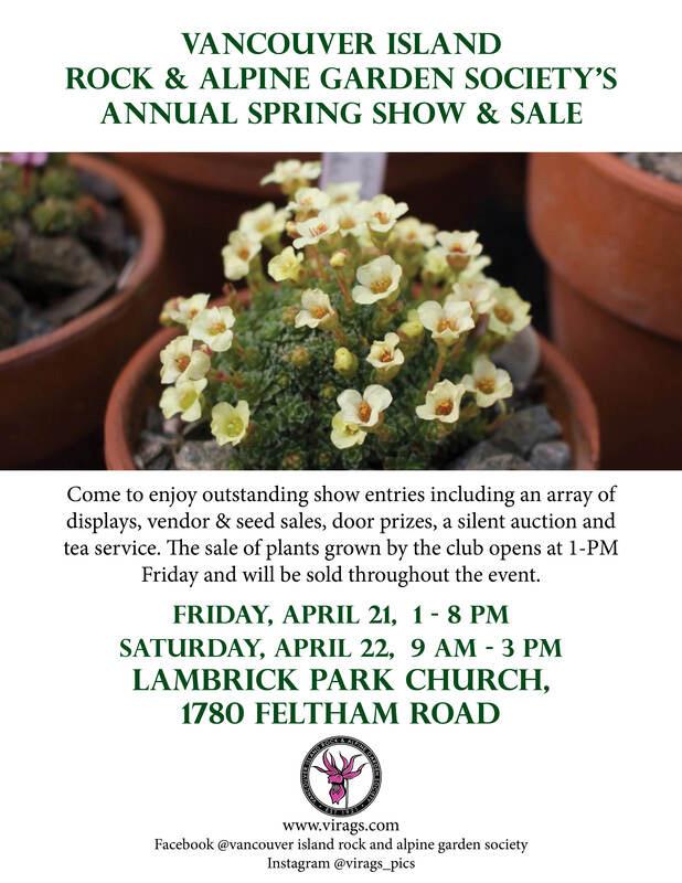 Vancouver Island Rock And Alpine Garden Society Spring Show And Sale ...